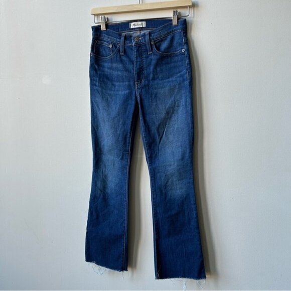 Madewell Cali Demi-Boot Jeans in Fleetwood Wash size 25 - Picture 8 of 11